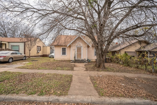 view of bungalow-style home