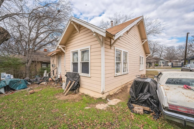 view of side of home