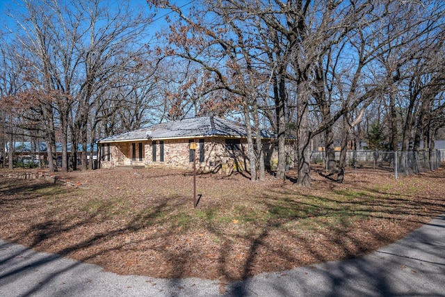 view of front of property