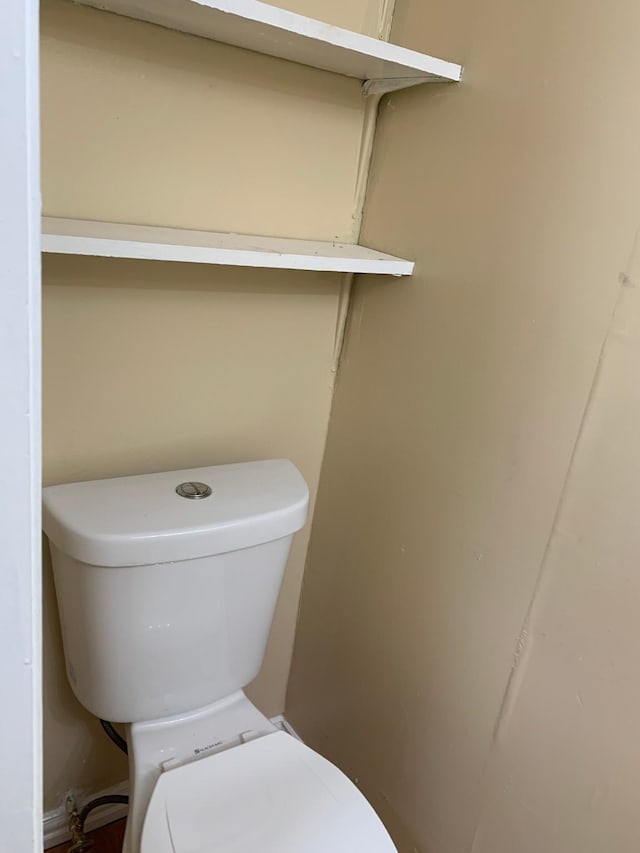 bathroom featuring toilet