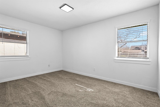 empty room featuring carpet