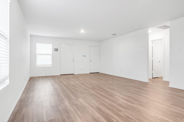 interior space featuring light hardwood / wood-style flooring