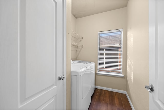 laundry area featuring washer and clothes dryer