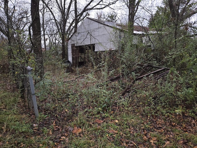 view of side of property