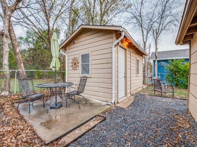 view of outbuilding