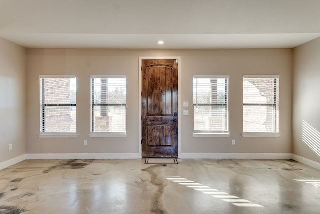 view of entrance foyer