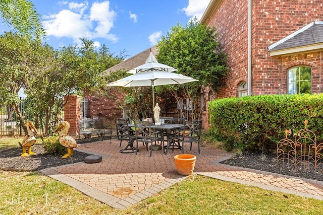 view of patio