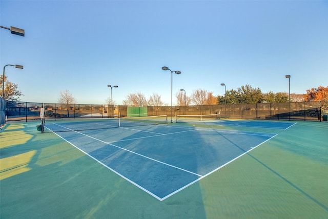 view of sport court