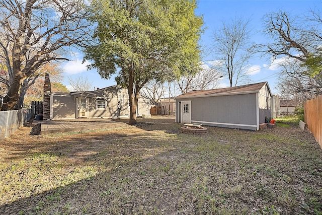 view of back of property