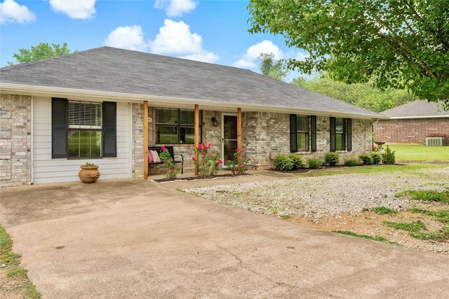 view of ranch-style house