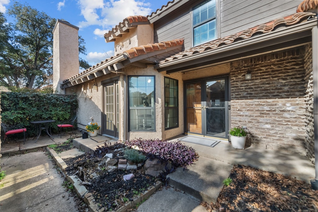 exterior space with a patio