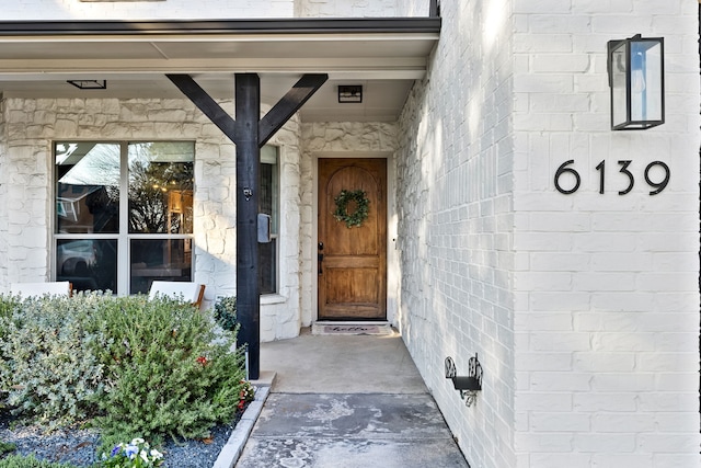 view of entrance to property