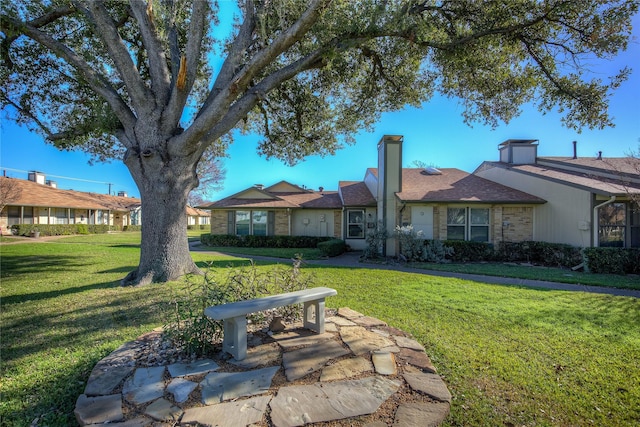 exterior space featuring a yard