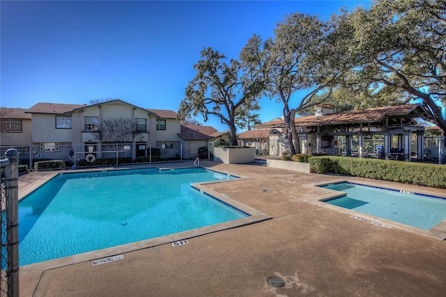 view of pool