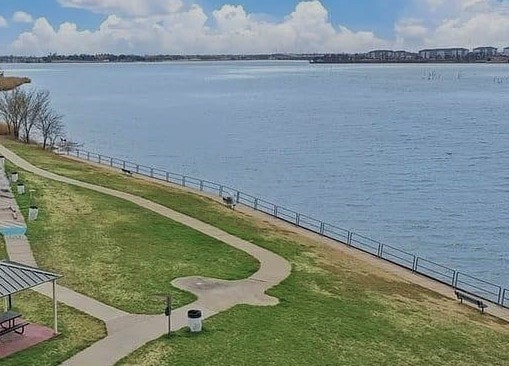 view of water feature