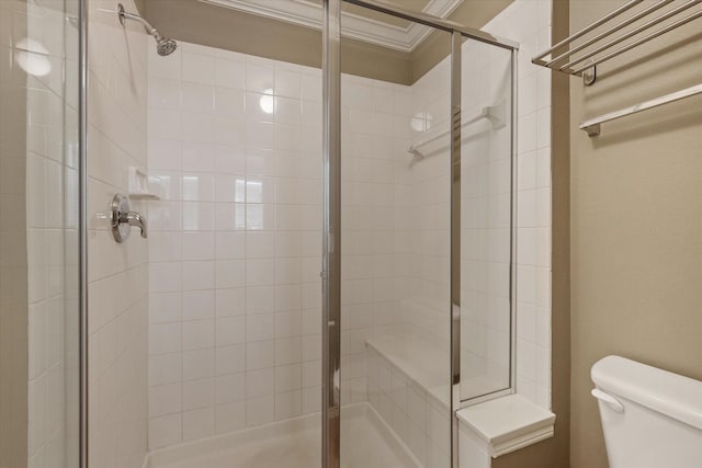 2204 Stonepark Pl, Mckinney, TX 75071 - full bathroom with a stall shower and toilet