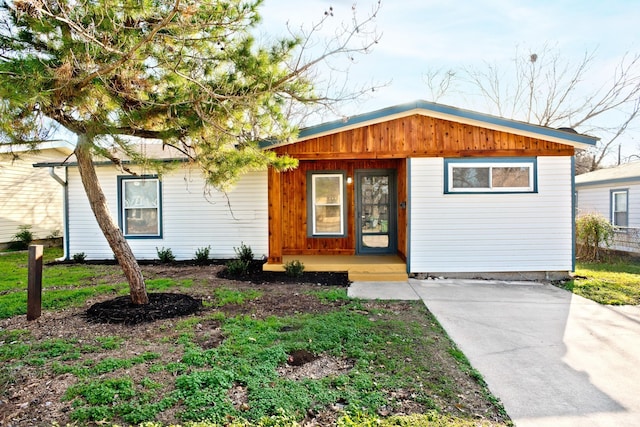 view of front of home