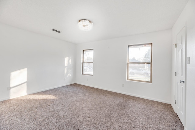 empty room with carpet floors