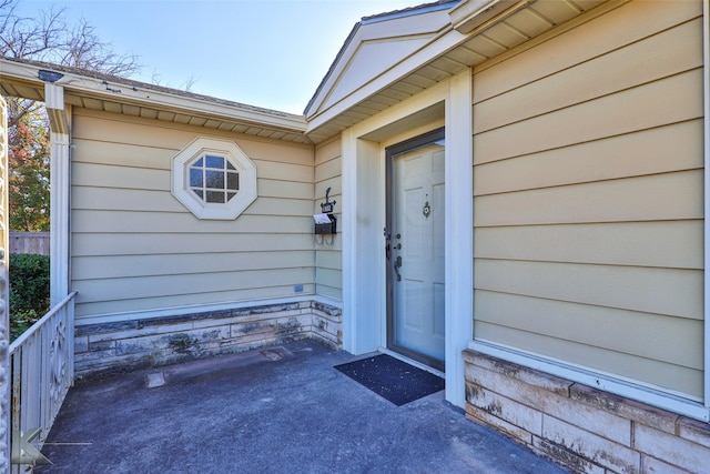 view of entrance to property