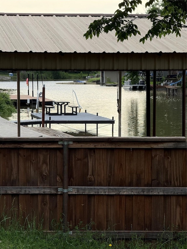 7425 Hickey Rd, Azle, TX 76020 - dock featuring a water view