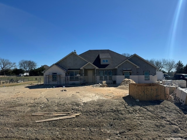 property under construction with fence