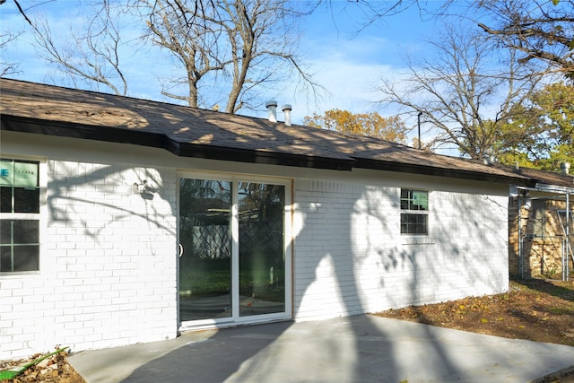 exterior space with a patio