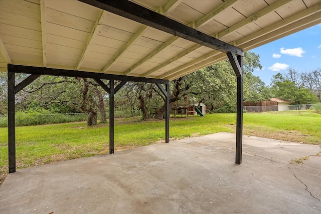 view of patio