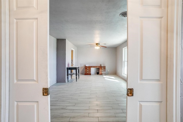 corridor featuring light wood-type flooring