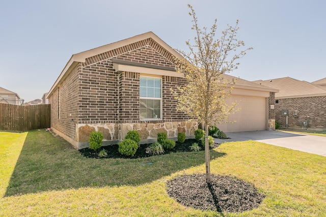 16032 Crews Ave, Haslet, TX 76052 - view of front of home with brick siding, a garage, and driveway
