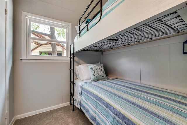 bedroom with carpet