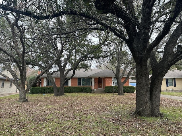 view of ranch-style home