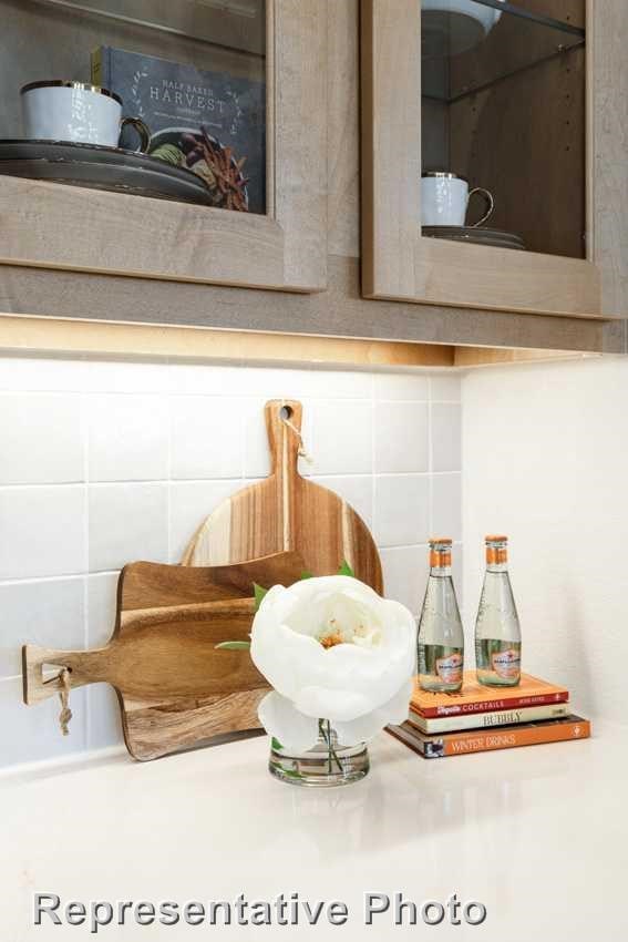 room details featuring backsplash