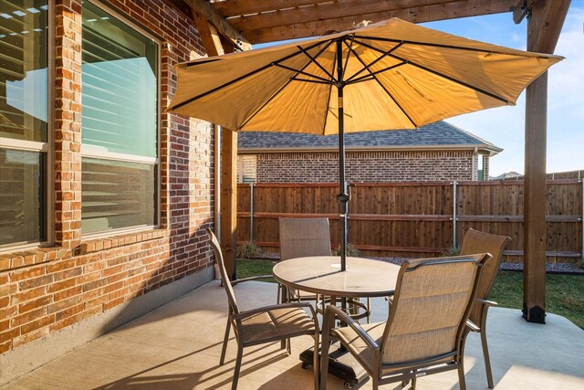 view of patio