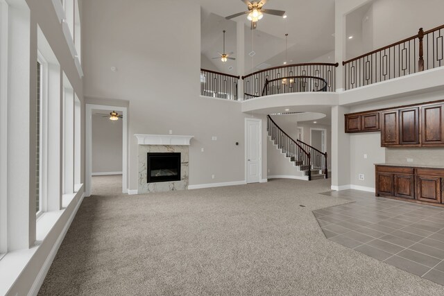 empty room featuring light colored carpet