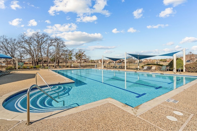 view of pool