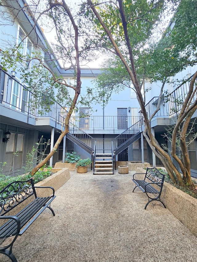 view of patio / terrace with a wooden deck