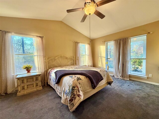 bedroom with visible vents, a ceiling fan, baseboards, and wood finished floors