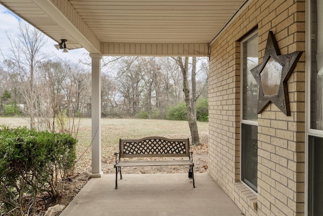 view of patio