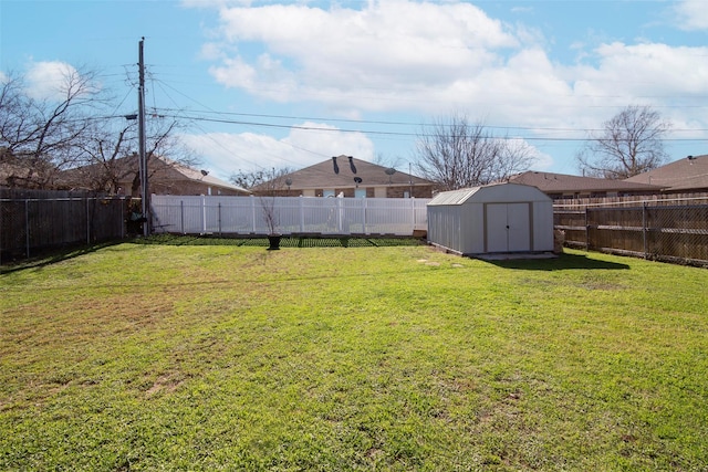 8033 Tanner Ave, Fort Worth, TX 76116 - view of yard featuring a storage unit