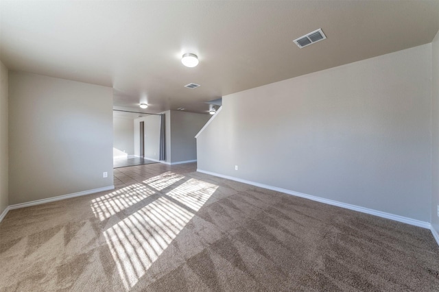 empty room with light carpet