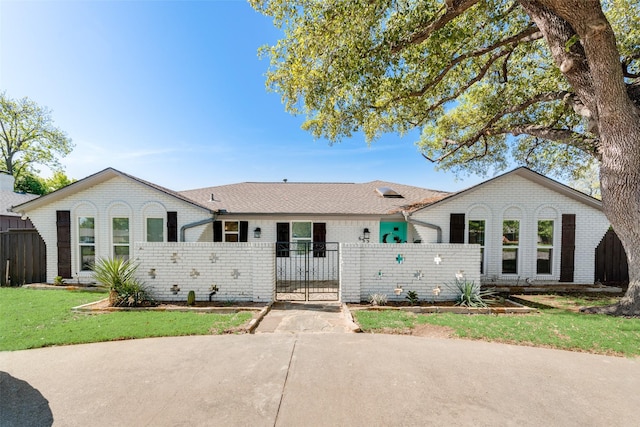 view of ranch-style home