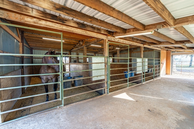 view of stable