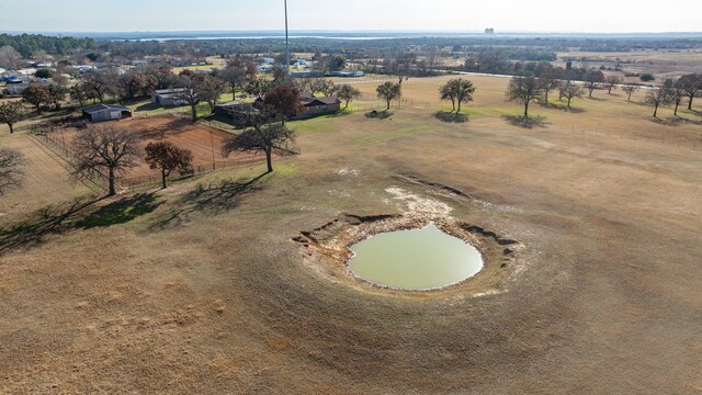 bird's eye view with a rural view