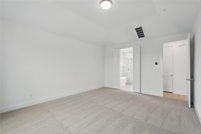 1829 Dolce Ln, Mclendon Chisholm, TX 75032 - unfurnished bedroom featuring visible vents, ensuite bathroom, baseboards, and carpet