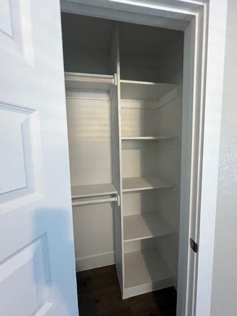 view of closet