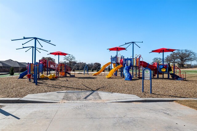 view of play area