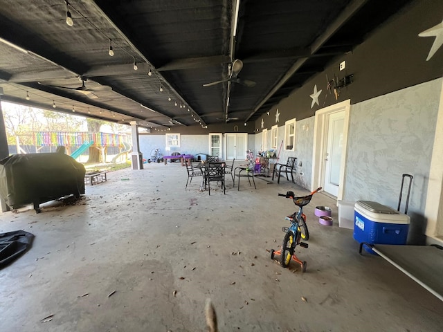 view of patio / terrace with a playground