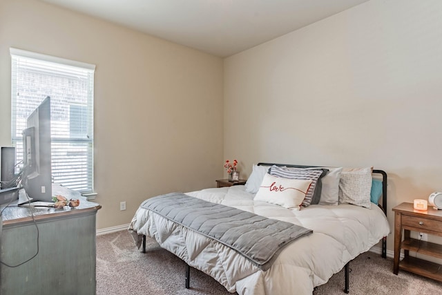 bedroom with carpet flooring