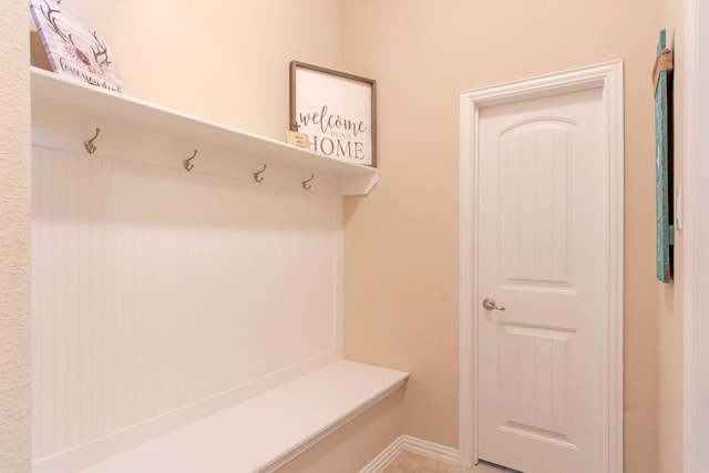 view of mudroom