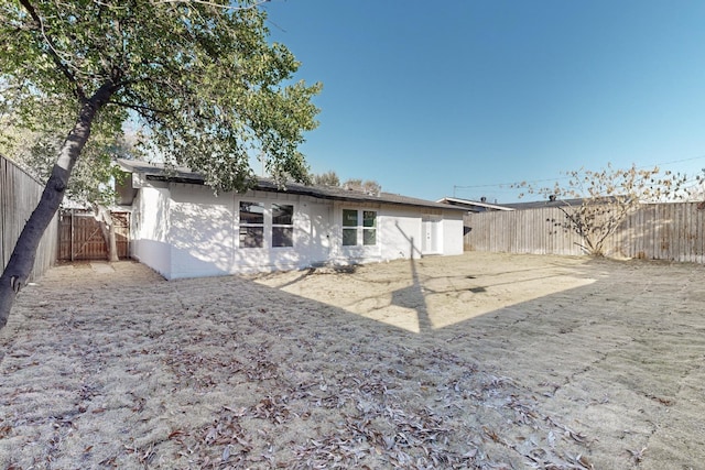 view of rear view of property